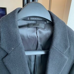 Black Uniqlo coat